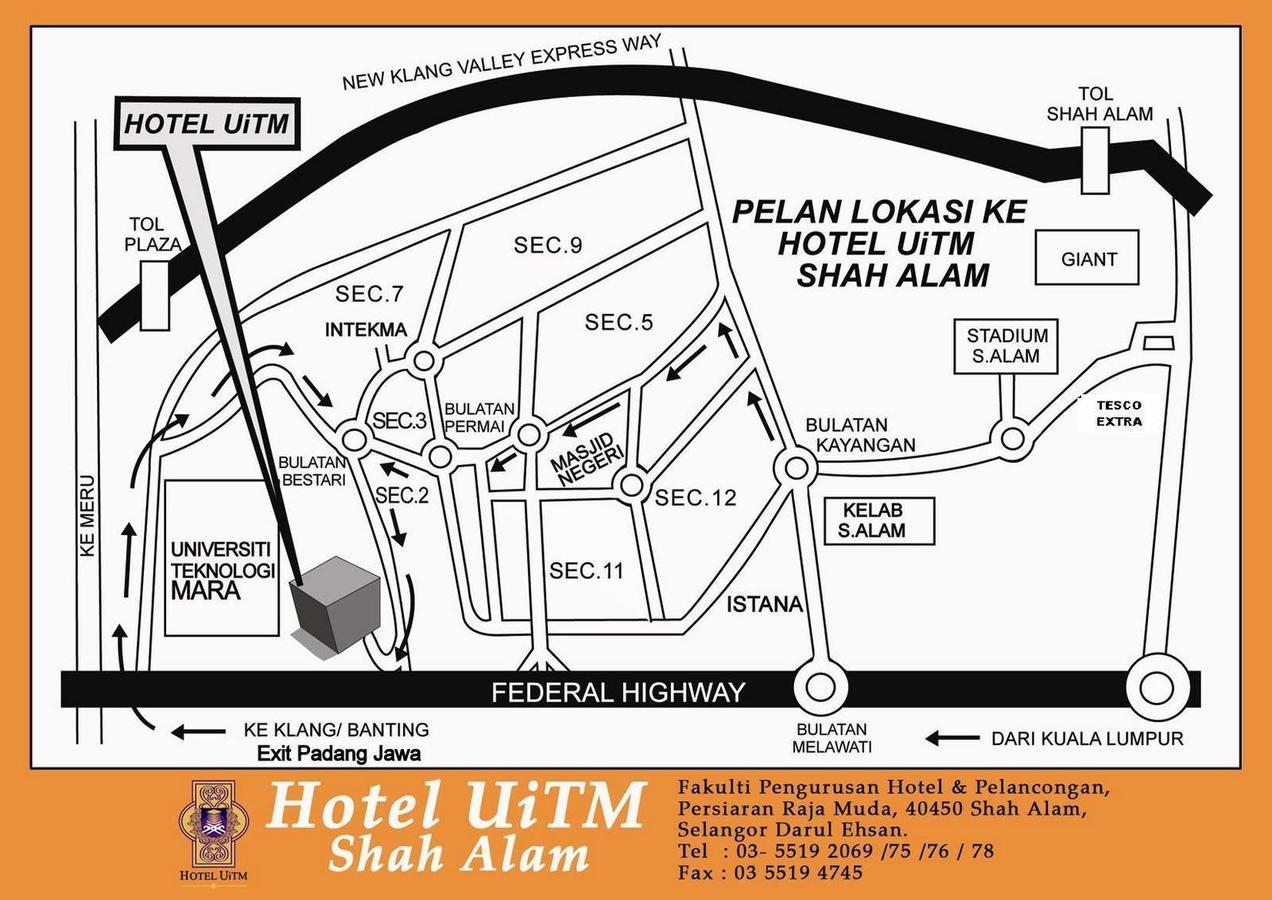 Hotel Uitm شاه علام المظهر الخارجي الصورة
